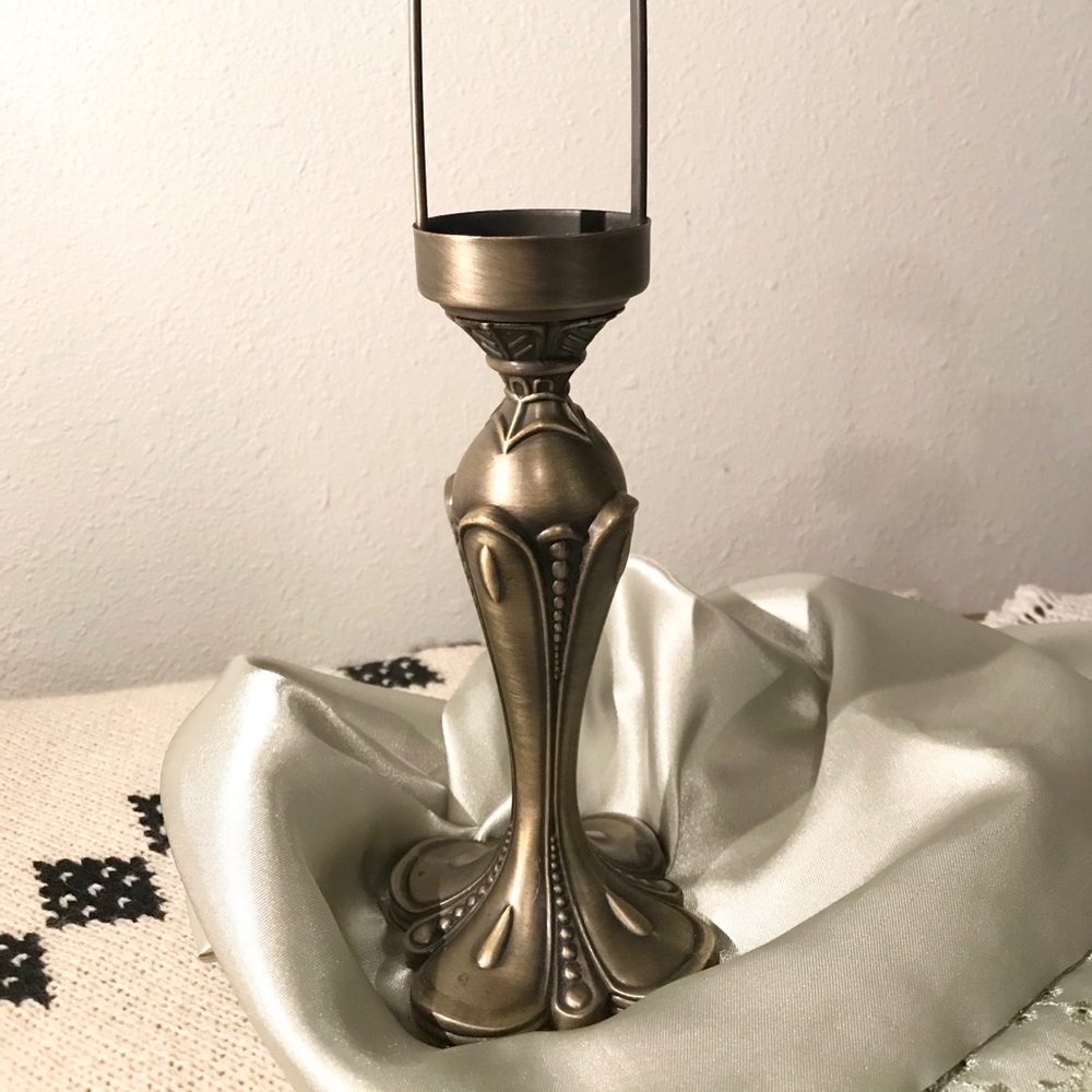 Brass candle holder